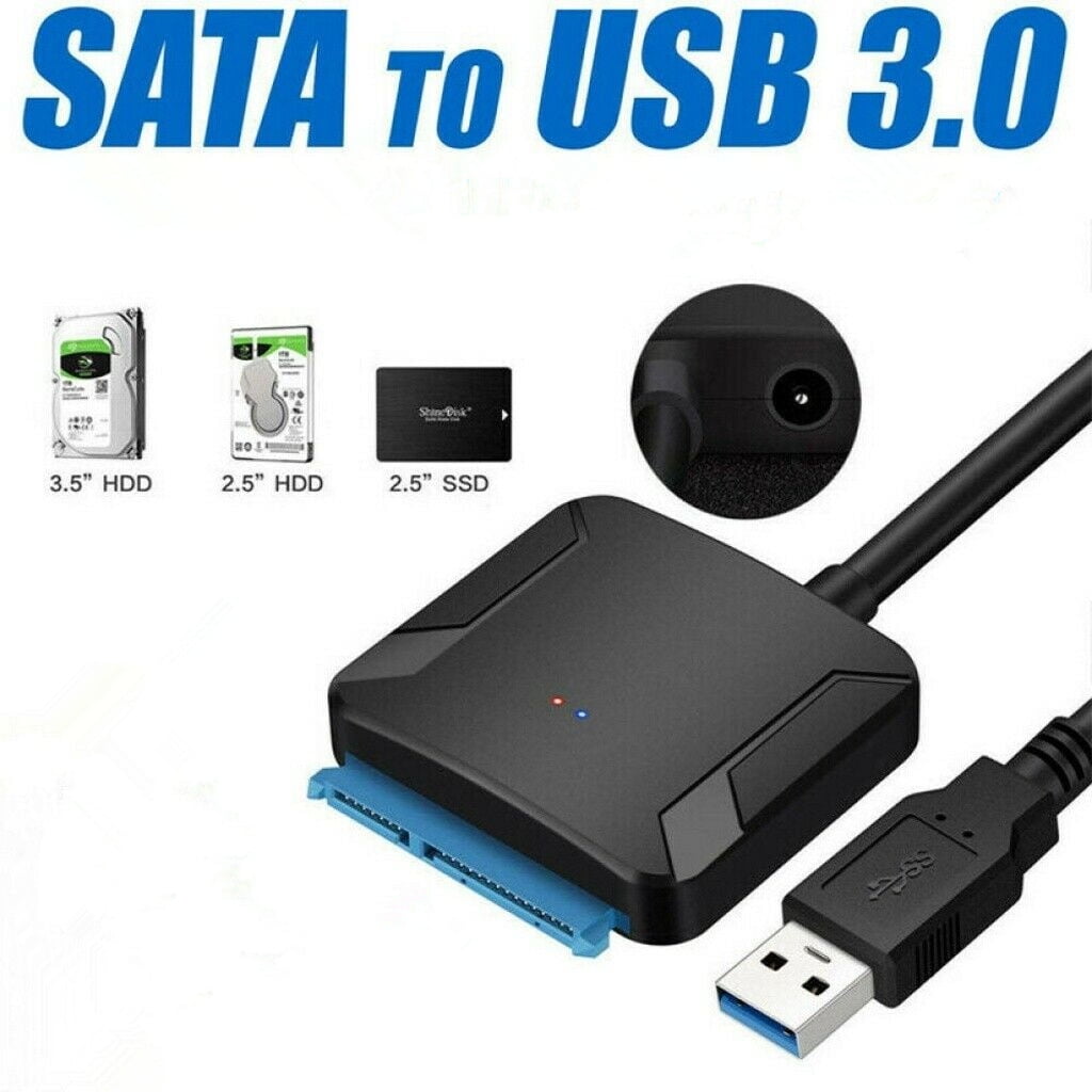 SATA to USB Adapter Cable, Hard Drive to USB 3.0 Adapter Converter for