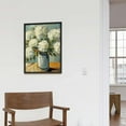 thumbnail image 4 of Nawypu Framed Flower Wall Art,White Hydrangea Vintage Wall Art Painting Canvas Prints, Botanical Wall Art Prints, Home Decor, Wall Decor for Bathroom Living Room Office, 4 of 4