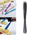 thumbnail image 1 of Cuchillo escurridor de de material acero inoxidable , utensilios de cocina, rizador, rallador de , rallador de - Negro BLESIY esparcidor de mantequilla, 1 of 8