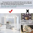 thumbnail image 4 of 1 Pieces Makeup Light Mirror Light, Makeup Light, Brightness Adjustable, Usb / Battery Operated Port, 4 of 5