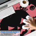 thumbnail image 2 of Long Mouse Pads for Desk,Halloween Pink Spooky Pumpkins and Bats Desk Mats on Top Of Desks, Desk Mouse Pad Extra Large with 3mm Non-Slip Base and Stitched Edge for Gaming,Office,Work,Home 47.3x23.6in, 2 of 5