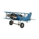 thumbnail image 3 of Aviones Del Modelo de Avión Adornos Fotográficos de La Artesanía de Artesanía Escultura Biplano de Hierro Modelo de Aeronave Vintage para Escritorio H Azul, 3 of 8