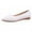White, variant on ZTTD Fashion Women Pointed Toe Slip-On Shoes Solid Color Jobs Single Shoes Peas Shoes