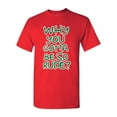thumbnail image 1 of Why You Gotta Be So Rude? Adult DT T-Shirts Tee (XX Large, Red), 1 of 2