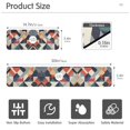 thumbnail image 3 of Yayeee Faucet Mat for Kitchen Sink 14.7" Diatomite Long Splash Guard Pad, Geometric Pattern, 2 Pack, 3 of 7