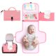 thumbnail image 1 of Cambiador de pañales portátil Kopi Baby, impermeable, rosa, 1 of 7