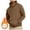 Brown, variant on Zylanna Men's Pullover Hoodies, Hooded Sweatshirt Long Sleeve Workout Running Elastic Athletic Jacket with Pockets Black Size 2XL