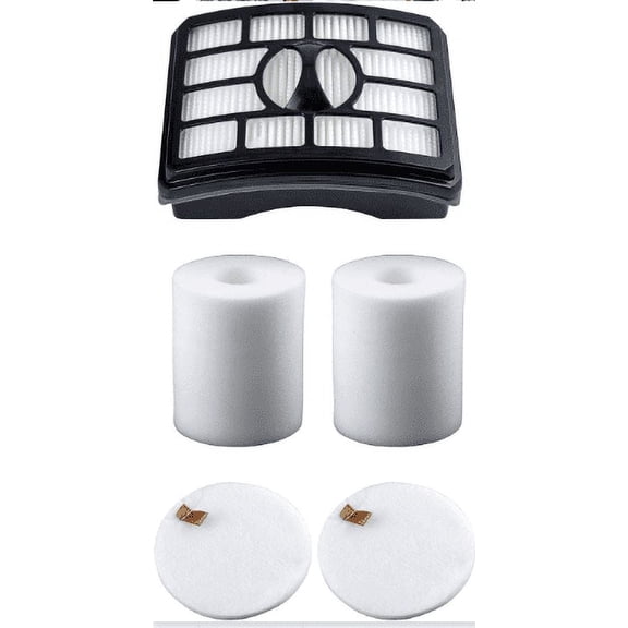 Vacuum Filter Replacement for Shark Rotator Pro Lift-Away NV500, NV501, NV502, NV503, NV505, NV510, NV520, NV552, UV560, Compared to Part # XFF500 & XHF500 (2 Post Filters   4 Foam & Felt Filters)