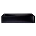 thumbnail image 2 of Eden Bath EB-SS002BK 18.9 x 14.6 in. Rectangular Stainless Steel Vessel Sink with Drain in Black, 2 of 7