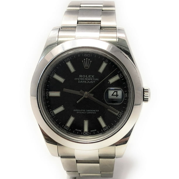 datejust black face