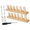 thumbnail image 3 of yuksok 2 Pieces Knitting Loom for DIY Blankets Portable Home Decor Handcrafted Wood, 3 of 9