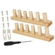 thumbnail image 3 of 2 telares gruesos reutilizables para tejer mantas, ideales para principiantes. Incluyen un kit portátil de madera para tejer a mano., 3 of 9