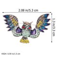 thumbnail image 2 of LOLIPPYY 2-Pack Cute Owl Brooch Pins for Suit Lapel, Coat, Shawl - Alloy Material Accessories, 2 of 8