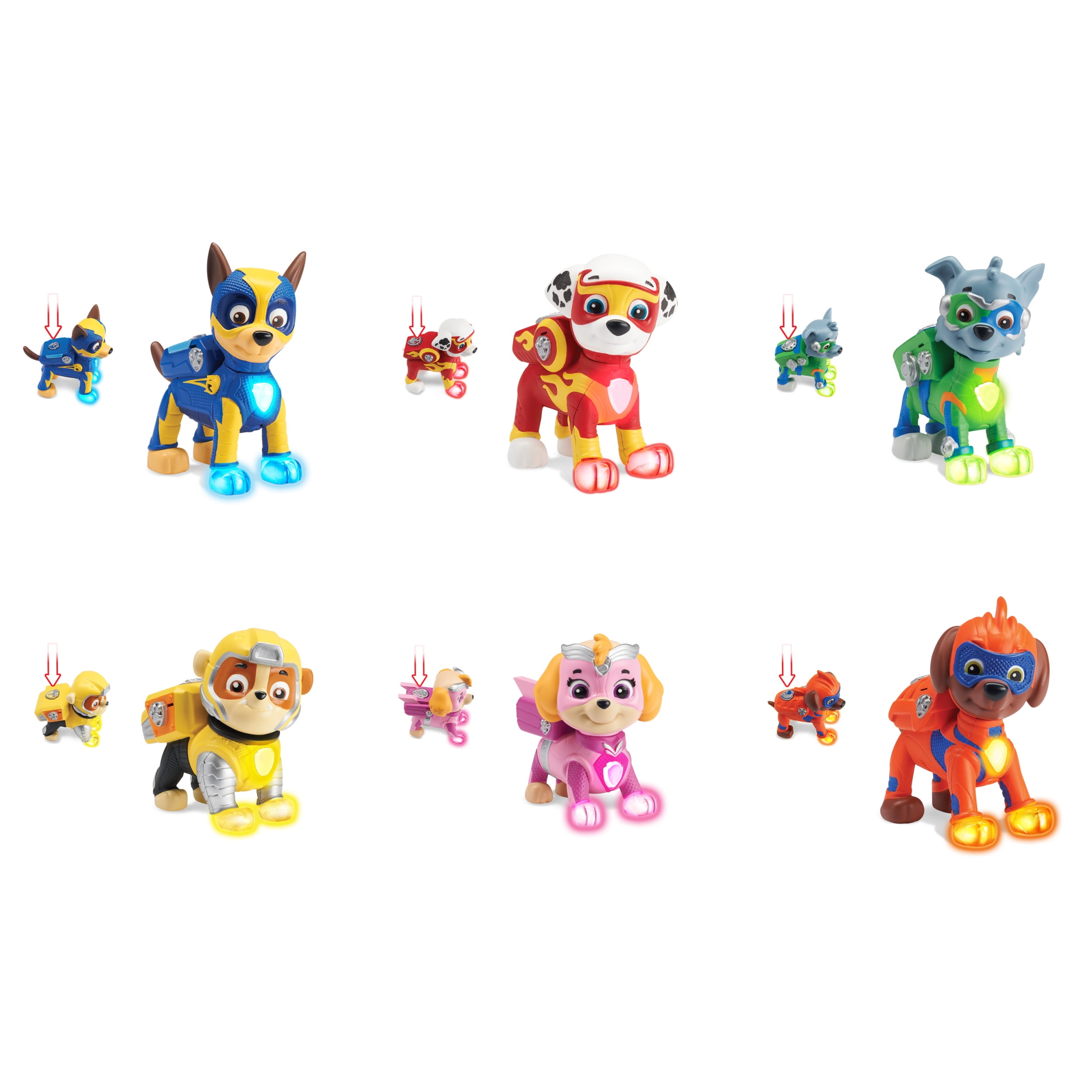 paw patrol mighty pups toy videos