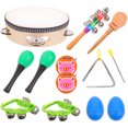 thumbnail image 1 of EeaseCA 8pcs Toddler Musical Instruments Toy Instruments Percussion Instruments Kids Drum Set, 1 of 8