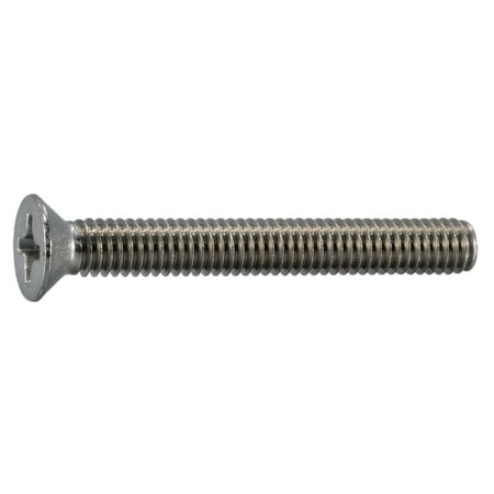 

5/16 -18 x 2-1/2 18-8 Stainless Phillips Flat Head Machine Screws (5 pcs.)