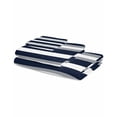 thumbnail image 2 of Navy Blue Grey Striped Towel Set of 3, Soft Microfiber Bath Towels, Hand Towel, Washcloths, Farmhouse Stripes Minimalist Quick-Dry Absorbent Towels for Bathroom Kitchen Hotel Beach Gym Spa, 2 of 7