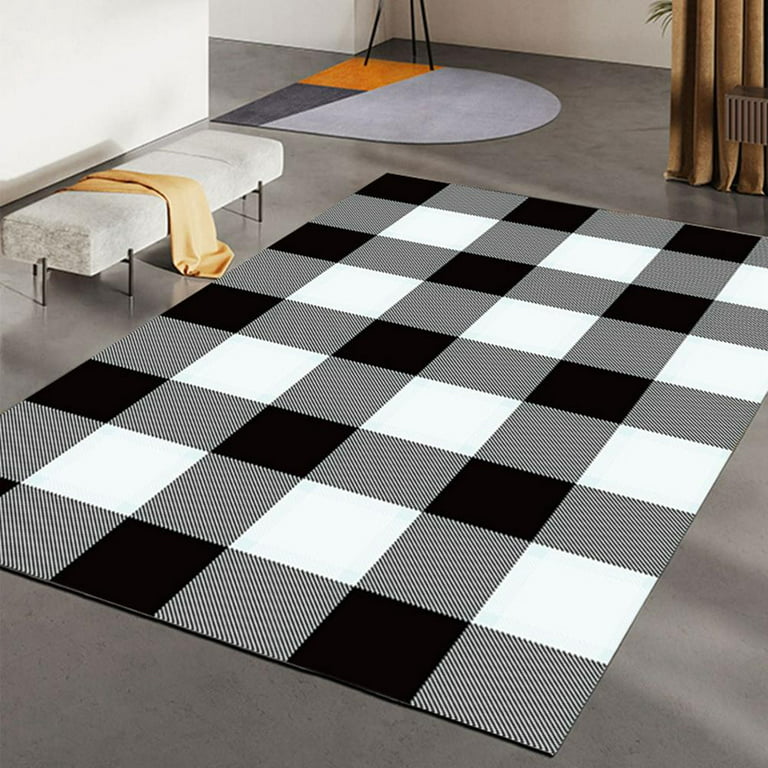 Black And White Diamond Rug Doormats Indoor Outdoor Rugs For Layered Front Door  Mats, Porch, Kitchen, Farmhouse, Entryway,non-slip Front Door, Outdoor Indoor  Entrance Mat, Welcome Mat, Machine Washable, Suitable For Family, Living