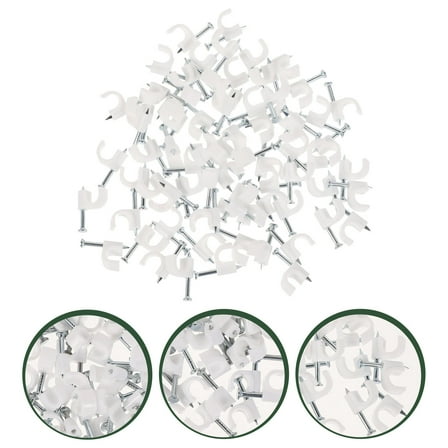 SHINYPASING Cable Staples 500Pcs with for Cable Management General Users