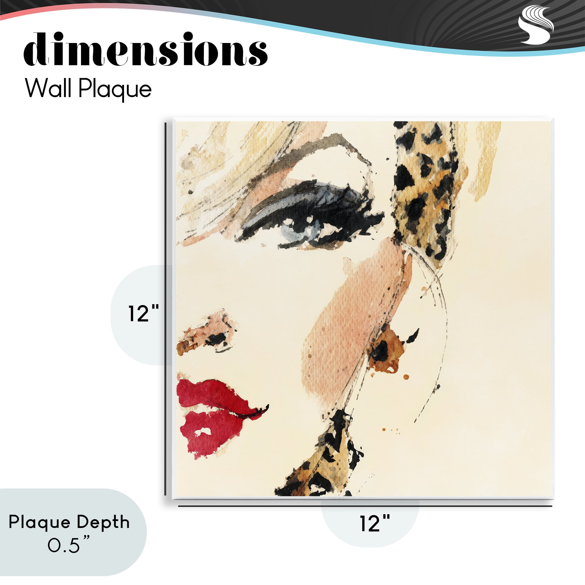 Stupell Industries Crimson Enigma Lipstick Wall Plaque Art, design by Svetlana Aleynikova