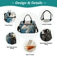 thumbnail image 3 of Ckdifva Cute Dog Swim Bubbles Cooler Bag Cooler Cooling Tote Lunch Bag Lunch Box Front Pocket with Shoulder Strap, 3 of 6