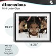 thumbnail image 4 of Stupell Industries Contemporary Trendy Girl with Gold Headphones Black Framed Print Under Glass, 16 x 13, by Franklyn Gregory, 4 of 8