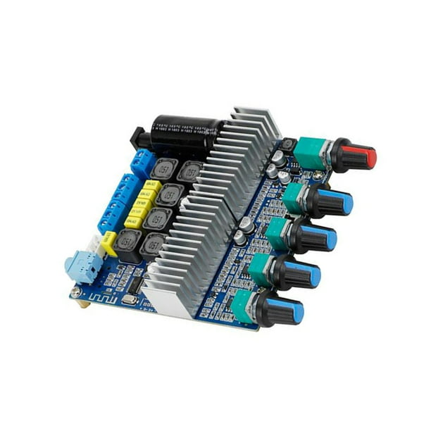 Seitruly Módulo amplificador de potencia de altavoz, 2,1 canales, 12-24V, placa de Subwoofer de sonido DIY para coche, Control de volumen, amplificador Electrónica miscelánea Typ 2