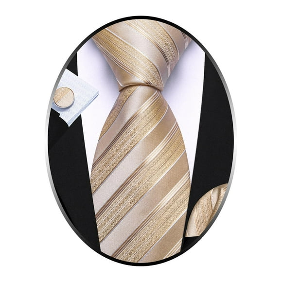 Set de corbatas Barry.Wang Classic Stripe Seda 150 cm x 8,5 cm