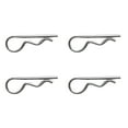 thumbnail image 3 of 4Pcs Stainless Steel R Clip Retaining Clips Spring Cotter Lynch Pins 4x80mm, 3 of 6