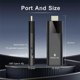 thumbnail image 2 of Q6 Mini TV Stick Android 10 2GB+8GB 2.4G+5G WiFi+BT4.0 H313 Quad Core A53 Smart TV Box Android TV Stick PK DQ03, 2 of 5