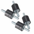 thumbnail image 2 of mmirethe 4pcs M6 Rubber Mounts Shock Absorber Double Male Thread Rubber Anti Vibration Boat Car Bobbin, 2 of 8