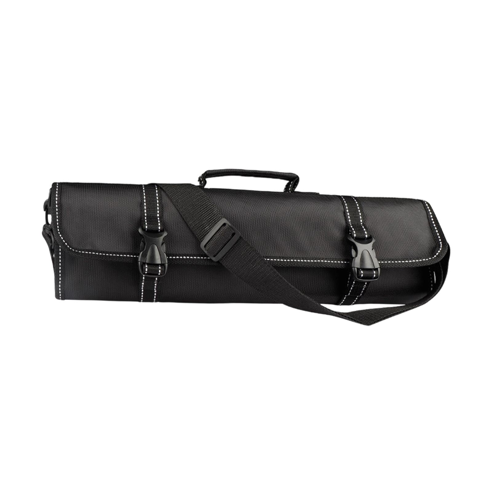 Fiocias Chef Tools Storage Bag Roll Bag Cooking Gadgets Storage Case Sturdy Multipurpose