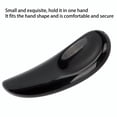 thumbnail image 5 of NFTIGB Black Obsidian Curved Cosmetic Spatula Scoop, Mini Gua Sha Jade Stone Makeup Applicator for Eye Cream and Face Masks, 3.15 inches / 8.0 cm Professional Beauty Tool, 5 of 9