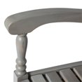thumbnail image 2 of Walker Edison Furniture Company Outdoor Wood Patio Rocking Chair - Gray Wash, 2 of 11