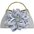 thumbnail image 1 of LHSHID Pochettes pour Femmes Rétro Fleur Sac à Main de Soirée Scintillant Strass Sac à Main à Poignée Supérieure Gatsby Sac Cartable, 1 of 8