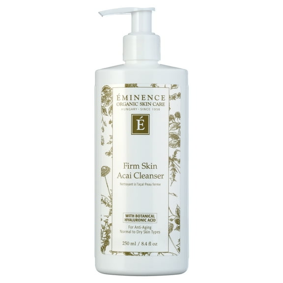 Eminence Firm Skin Acai Cleanser, Face Wash for All Skin types, 8.4 Oz