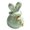 Light Green, variant on Ceramic Pet Urn with a Curved Silhouette and Rabbit Ear Lid, Pet Ashes Urn with Bead Tassel and Metallic Trim, a Pet Memorial Keepsake for Cats and Dogs at Home on a Shelf or Table