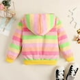 thumbnail image 4 of Baywell Toddler Girls Cotton Pink Sweatshirts Hoodie Zip Up Hooded Pocket Tops Green 8T, 4 of 8