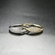 thumbnail image 2 of Anillo con microincrustaciones de circonitas eólicas de Europa y Estados Unidos, anillo fino y sencillo chapado en oro para mujer, 2 of 5