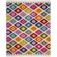 thumbnail image 2 of Safavieh Fiesta Frona Geometric Shag Area Rug, Cream/Multi, 8' x 10', 2 of 9
