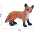thumbnail image 7 of Holzlrgus Fox Toy Figures Set Includes Arctic Fox & Red Foxes Figurines Cake Toppers (7 Foxes), 7 of 7