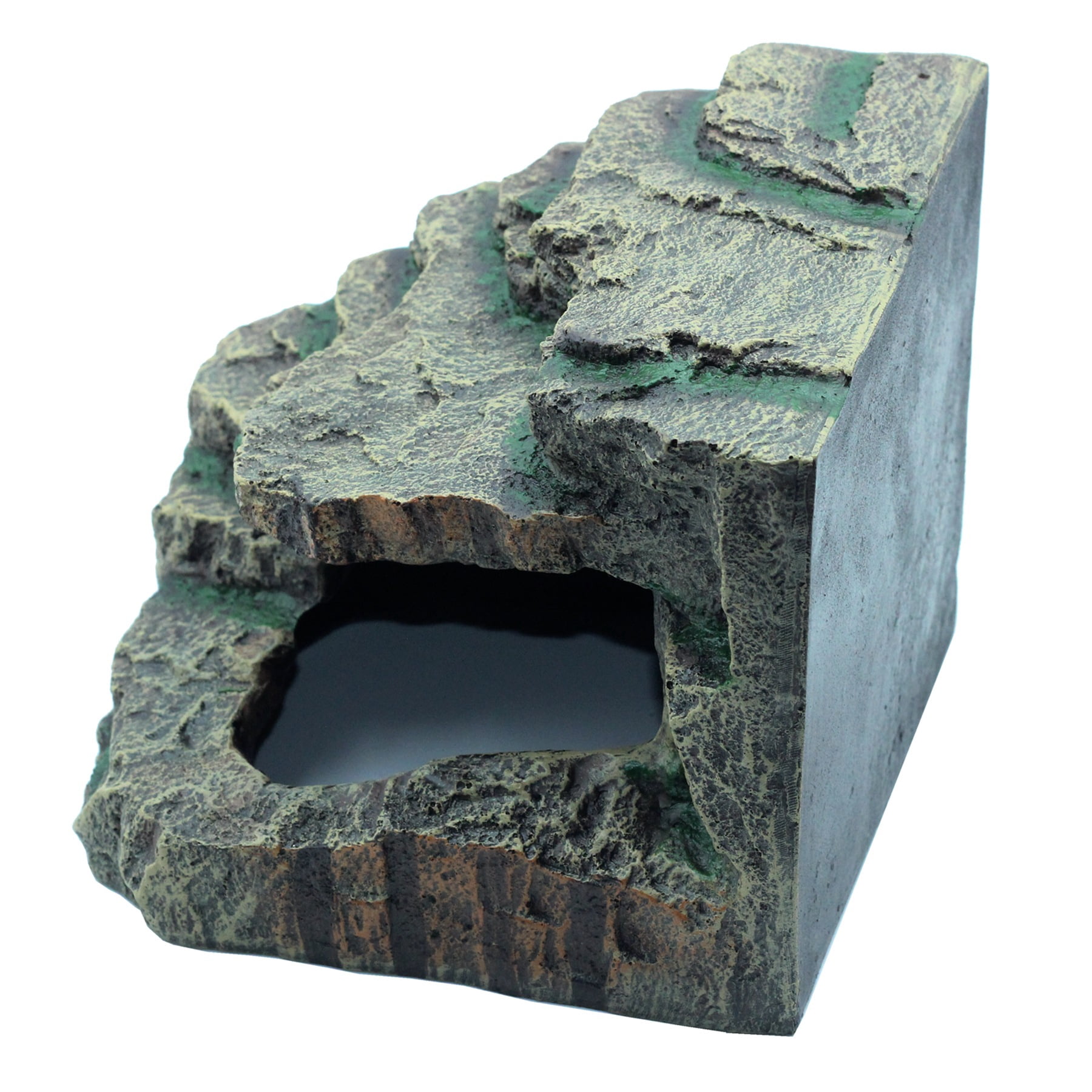Large Resin Reptile Tank Accessories Hideouts Cave Habitat Decor for Leopard Gecko Lizards Turtle