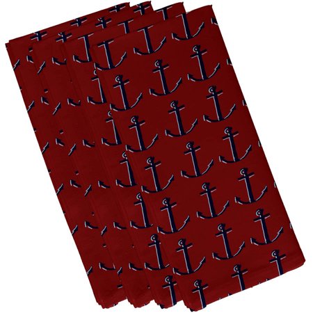 Simply Daisy 19  x 19  Polyester Napkins  Set of 4