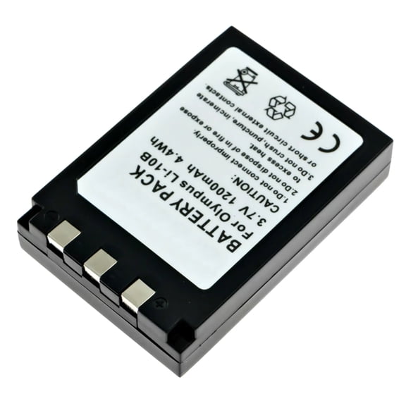 Batteries N Accessories BNA-WB-LI10B Digital Camera Battery - li-ion, 3.7V, 1090 mAh, Ultra High Capacity Battery - Replacement for Olympus LI-10B Battery