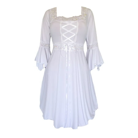 Dare To Wear Victorian Gothic Boho Women's Plus Size Renaissance Corset Dress S -