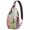 Hawaiian, variant on Watermelon Pattern Lightweight Sling Backpack, Tropical Summer Fruit Print Crossbody Bag with Cute Sunshine Design, Durable and Multi-Layer Storage for Watermelon Lovers