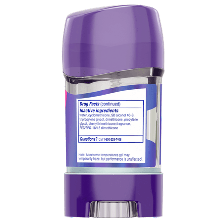 Lady Speed Stick Invisible Antiperspirant Deodorant Gel, Shower Fresh, 2.3 oz