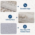 thumbnail image 6 of Garvee 8'x10' Vintage Floral Area Rug Oriental Distressed Carpet, Washable Non Slip Boho Rug for Living Room Bedroom Dining Room, Beige, 6 of 8