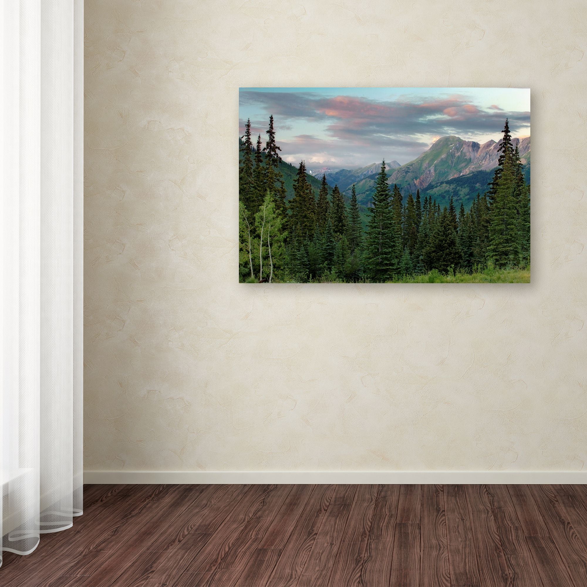 Trademark Fine Art 'Dusk Near Ouray' Canvas Art by Mike Jones Photo