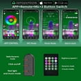 thumbnail image 3 of Led Strip Lights, Bluetooth App Controlled Led Lights for Bedroom, Sync to Music Led Strip,12V SMD5050 16.4FT FlexibColor Changing Led Strip with Remote for Bedroom, Ceiling, Party, 3 of 5